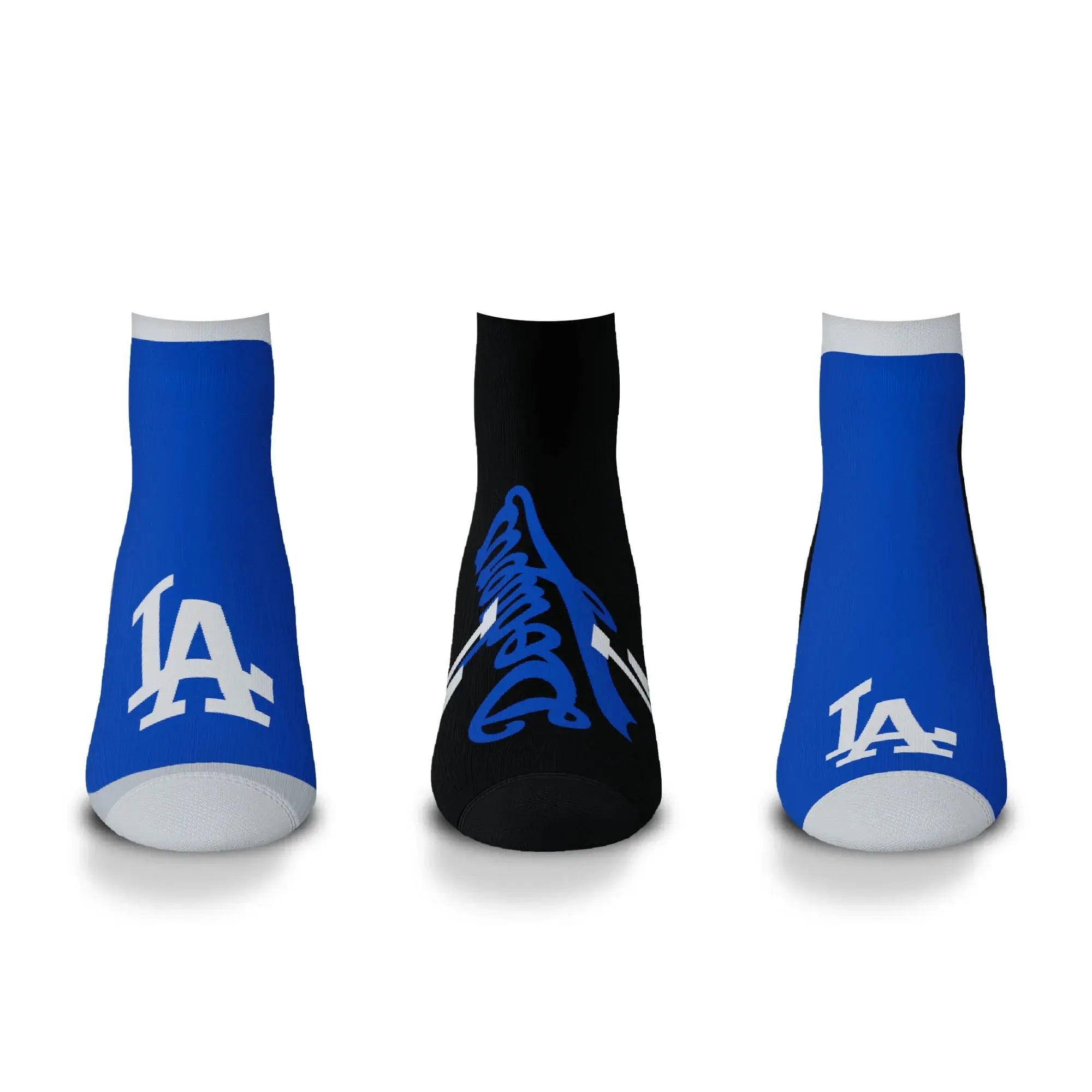FBF Originals MLB Flash 3-Pack Socks – Giants & Dodgers Fan Essentials    FBF ORIGINALS