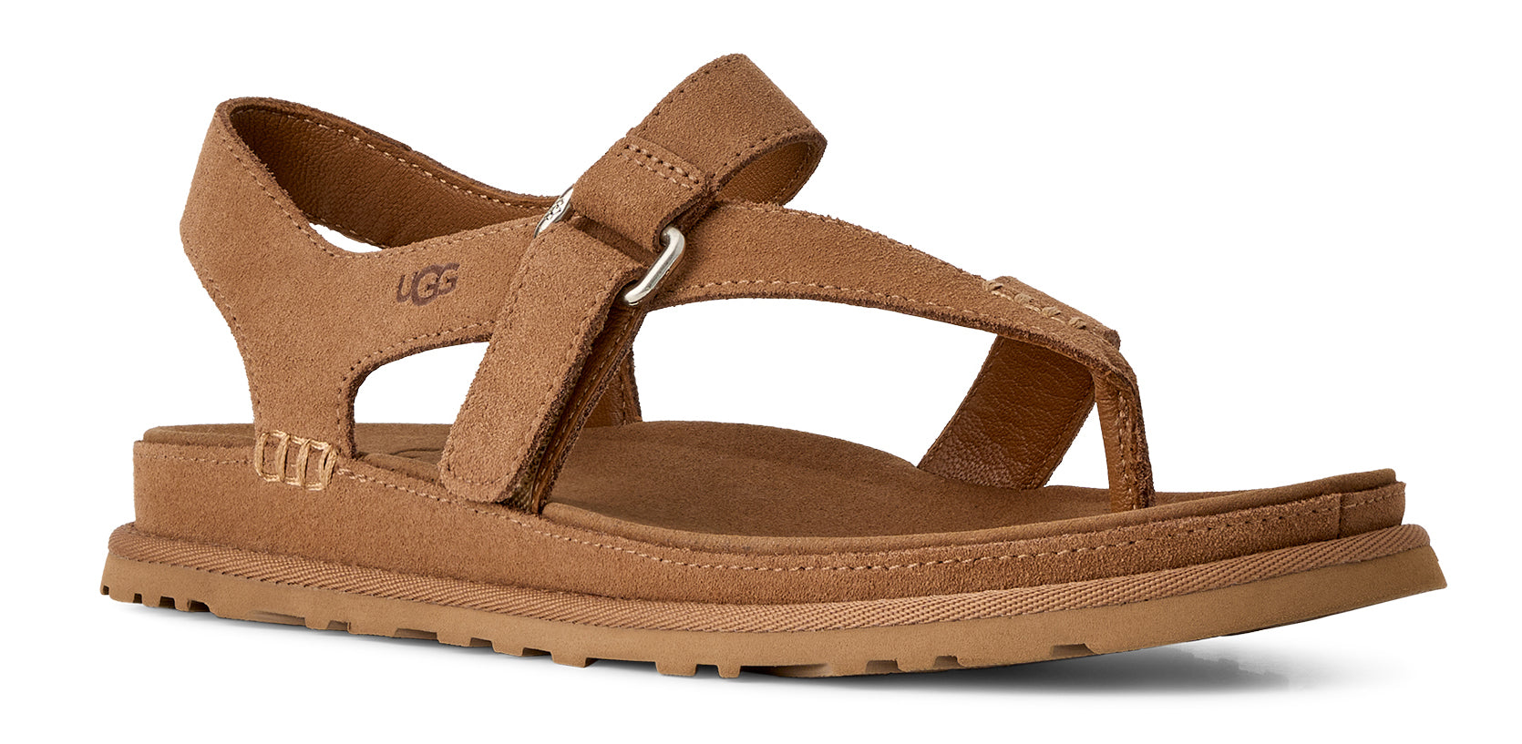 Women's UGG GoldenGaze Toe Post – Comfort Suede Summer Sandals
