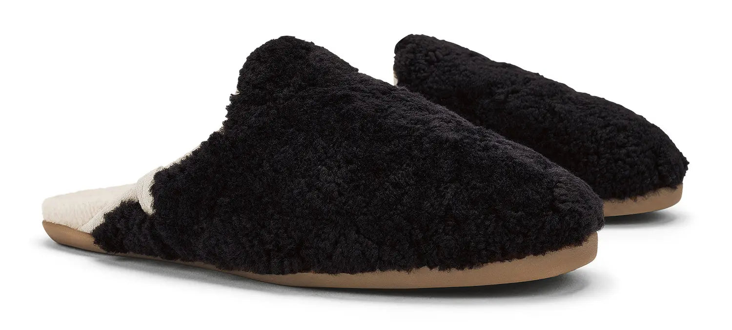 Women's Olukai Hale Mule – Genuine Shearling Slip-On Comfort    OLUKAI