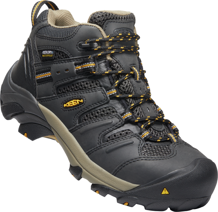 Men's KEEN Utility Lansing Mid Waterproof (Steel Toe) – Built for Jobsite Durability    KEEN UTILITY