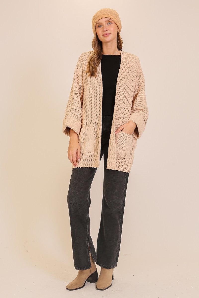 Timing Inc. Harper Haven Cardigan – Cozy Open-Front Knitwear    TIMING INC