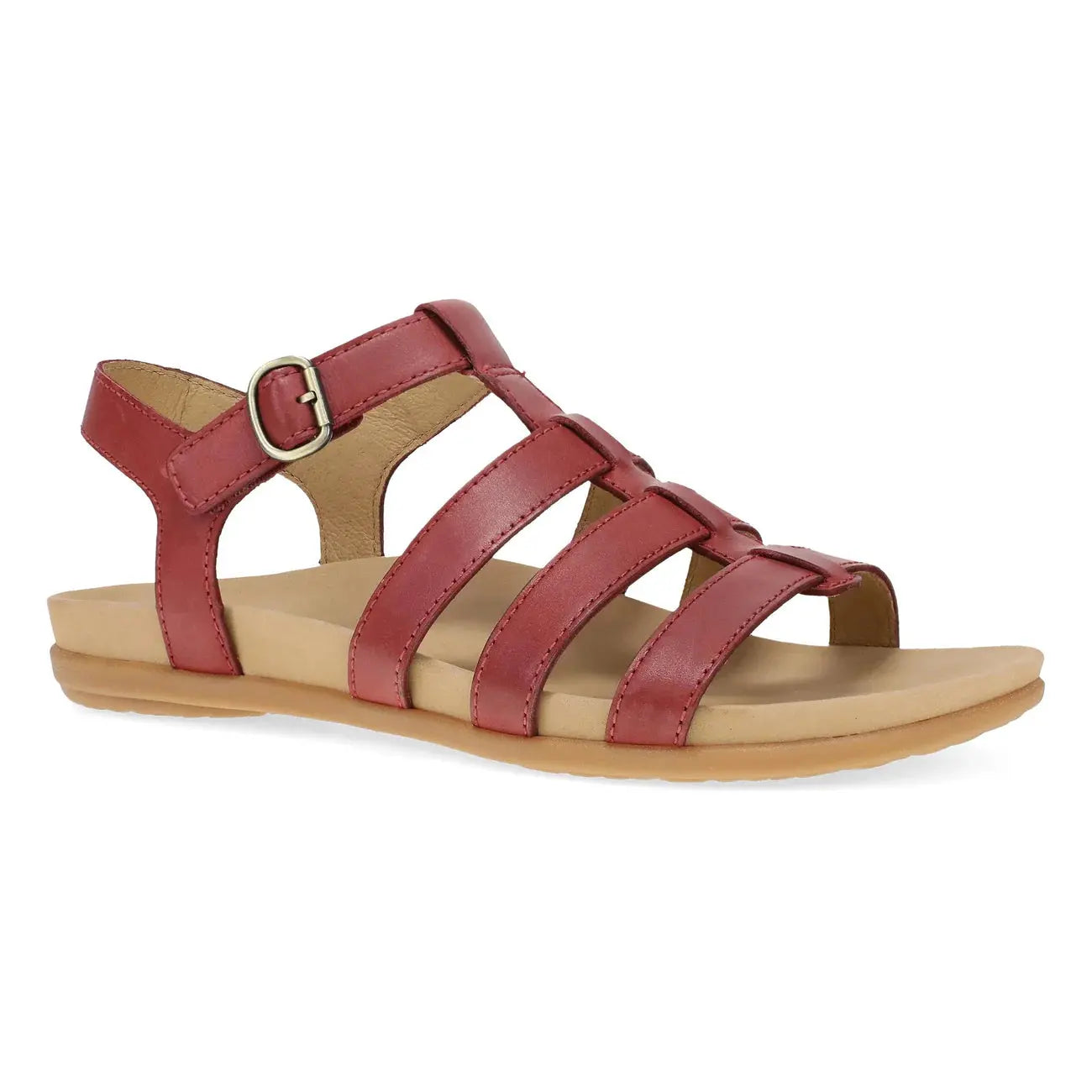 Women's Dansko Janice Gladiator Sandal – Contoured Arch Support and All-Day Comfort  CAYENNE-CALF-M-41  DANSKO