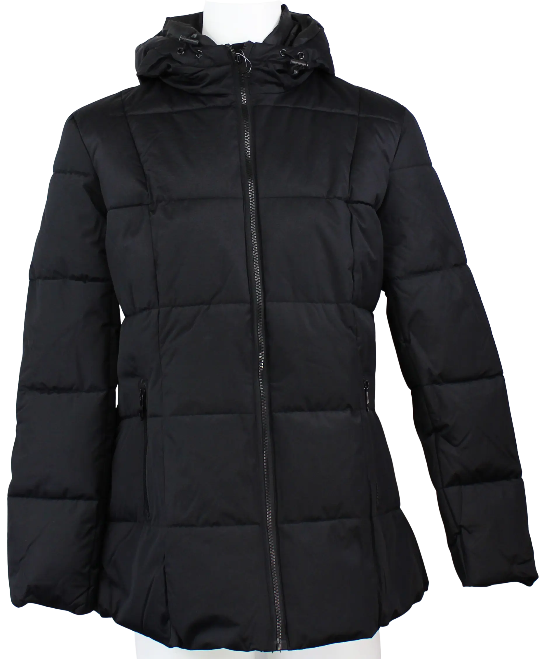 Keren Hart Basic Puffer Jacket – Sleek, Quilted Warmth for Everyday Wear  BLACK-XL  KEREN HART