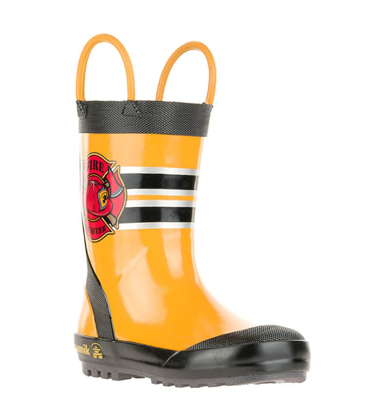 Kid’s Kamik Fireman Boot – Easy-On, Waterproof Protection for Little Explorers    KAMIK