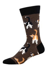 Men's Socksmith Cat Butt Socks – Funny Cat Lover Socks    SOCK SMITH