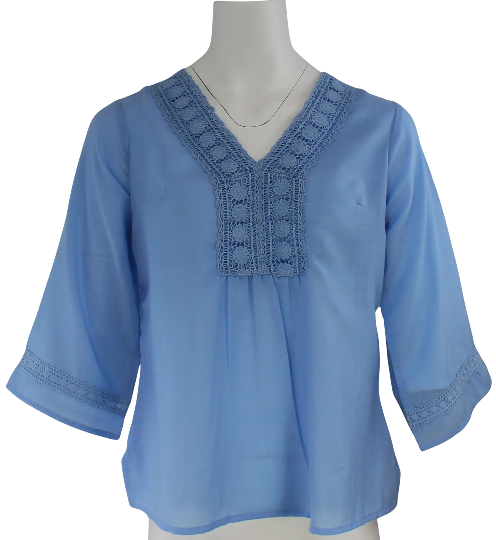 Keren Hart Poppy Knit Top – Feminine, Lightweight & Comfortable  POWDER-BLUE-XL  KEREN HART