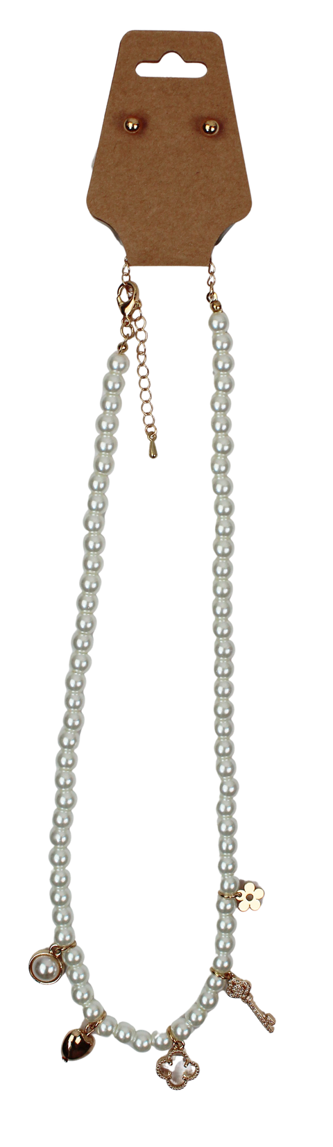 Joia Enchanted Charm Pearl Necklace – Elegant Pearl Jewelry