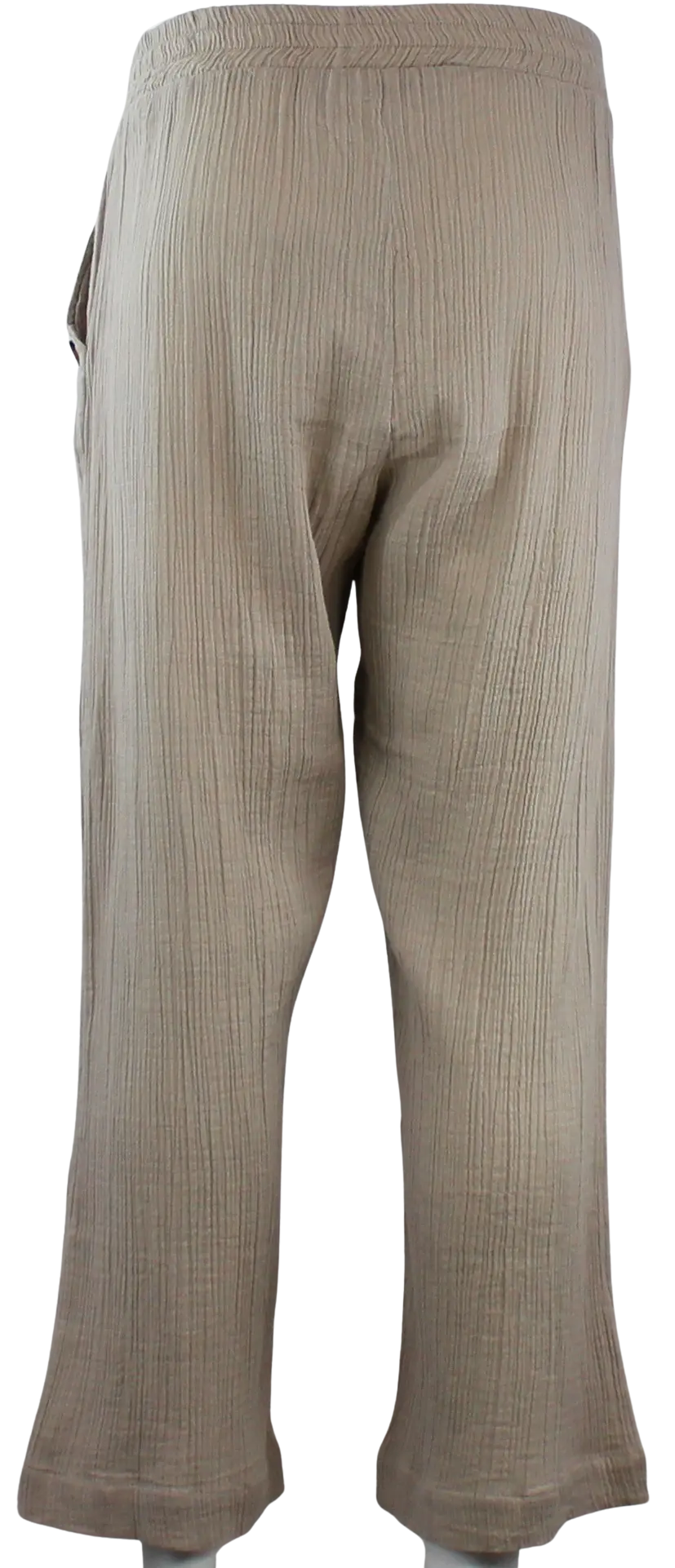 Keren Hart Flora Pants – Lightweight Cotton Crinkle Pants with Button Detail    KEREN HART