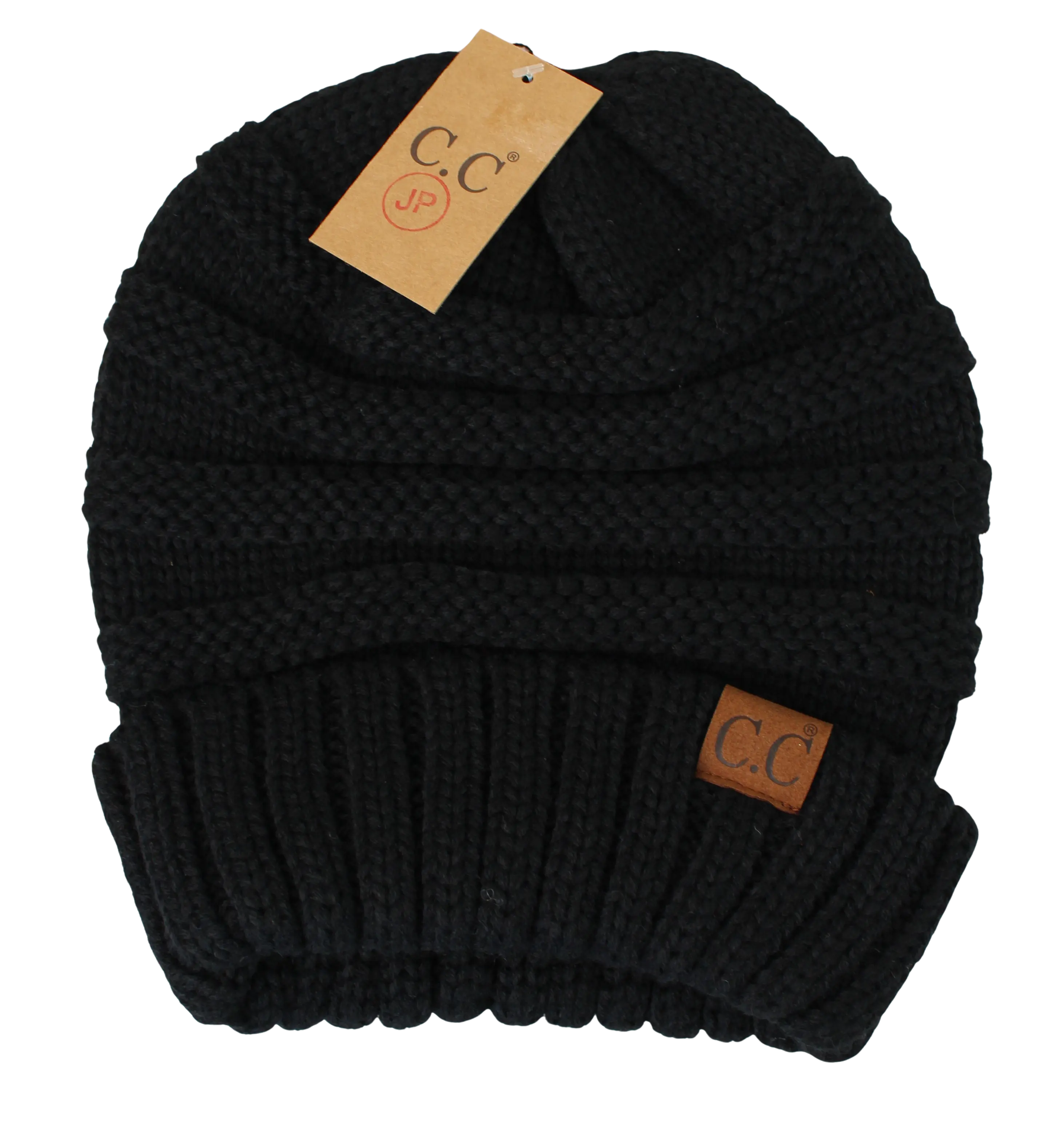 Cozy Knit Slouchy Beanie Slouchy Beanie by C.C. – Comfortable Oversized Winter Beanie main image 3