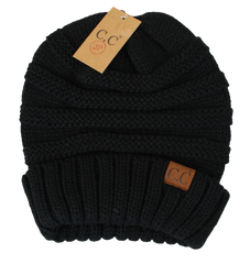 C.C. Slouchy Beanie – Cozy Knit Winter Hat for Effortless Style    CHEVEUX CORP.
