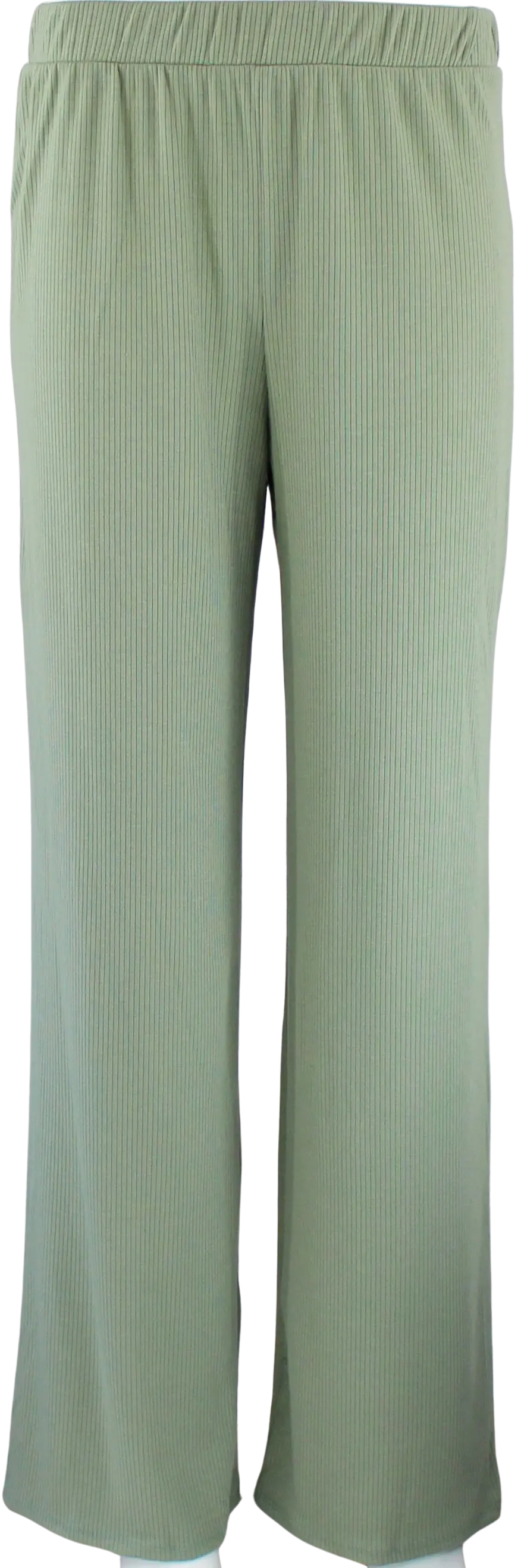 Timing Inc. Melissa Pants – Ribbed Wide-Leg Lounge Pants  SAGE-L  TIMING INC