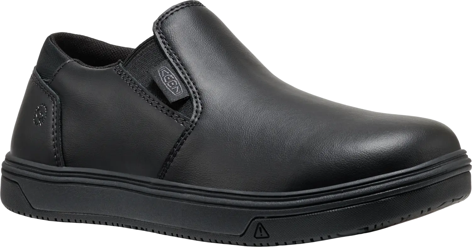 Women’s KEEN Utility Kenton Slip-On WTX – Lightweight Safety & Comfort  KENTON SLIP ON WTX  BLACK/BLACK / M / 10  KEEN UTILITY