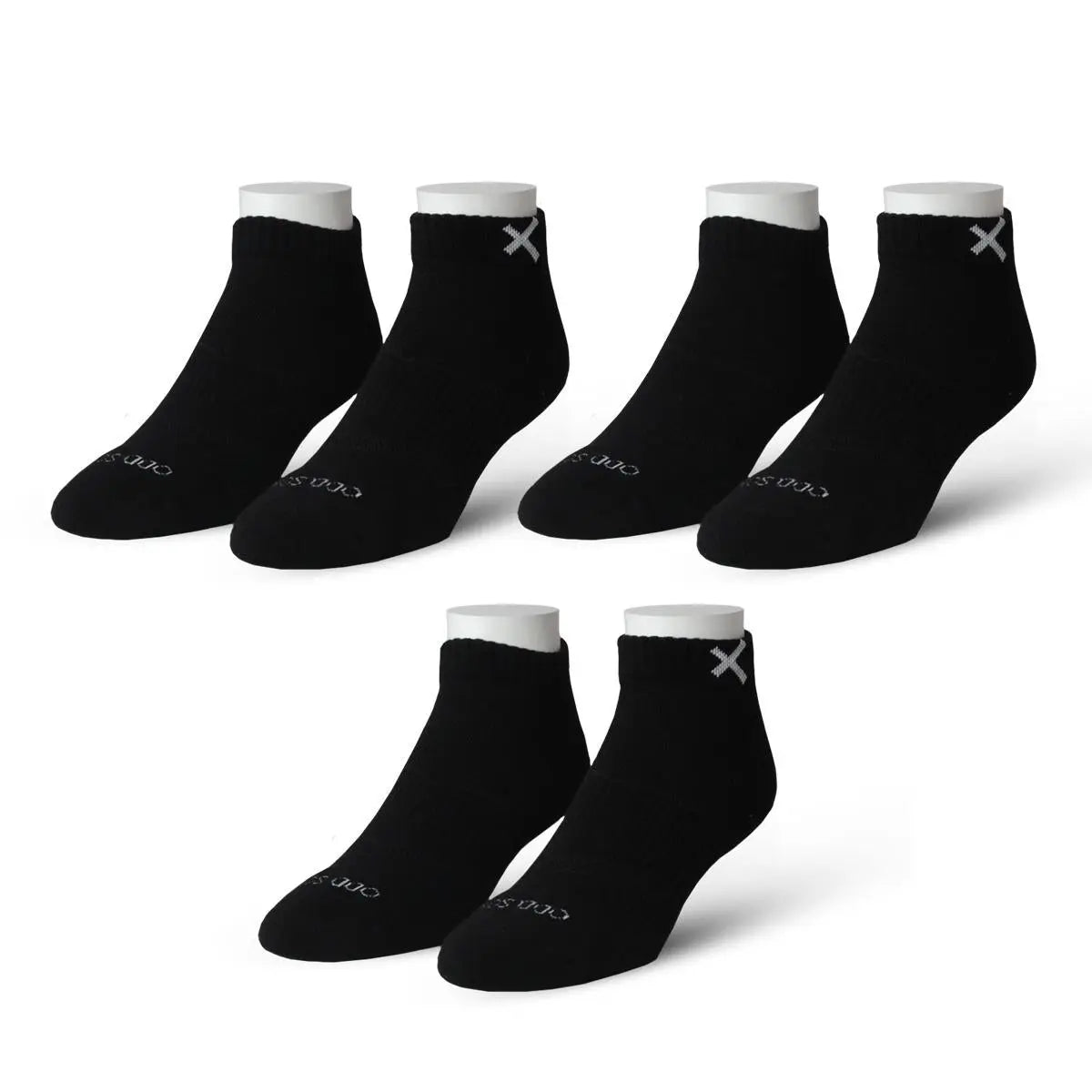 ODD SOX Basix Ankle Socks 3-Pack – Lightweight Everyday Comfort    ODD SOX