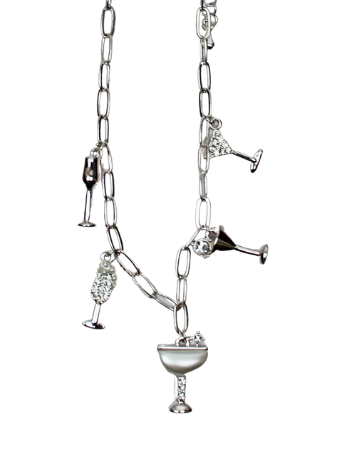 Joia Cheers Darling Charm Bracelet – Cocktail Charm Bracelet