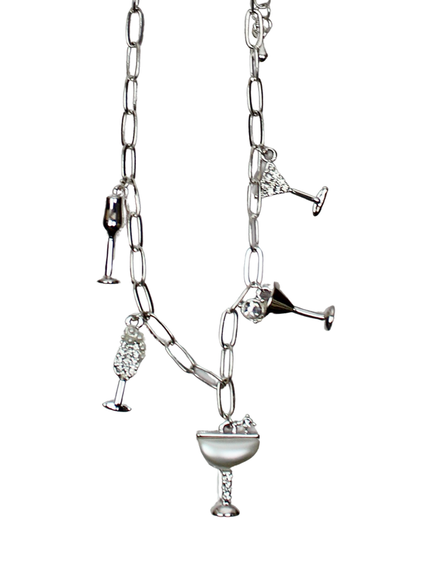 Joia Cheers Darling Charm Bracelet – Cocktail Charm Bracelet    JOIA TRADING CO.