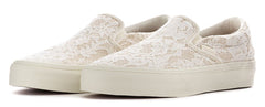 Women’s Vans Classic Slip-On – Timeless Style with a Delicate Lace Twist