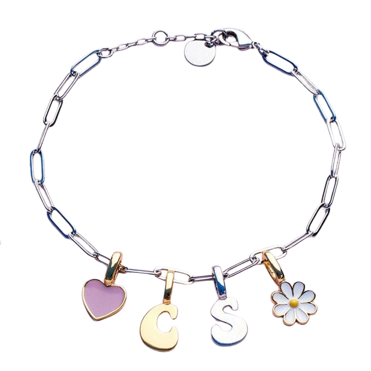 Pura Vida Harper Paperclip Chain Bracelet – Add Your Favorite Charms    PURA VIDA BRACELETS