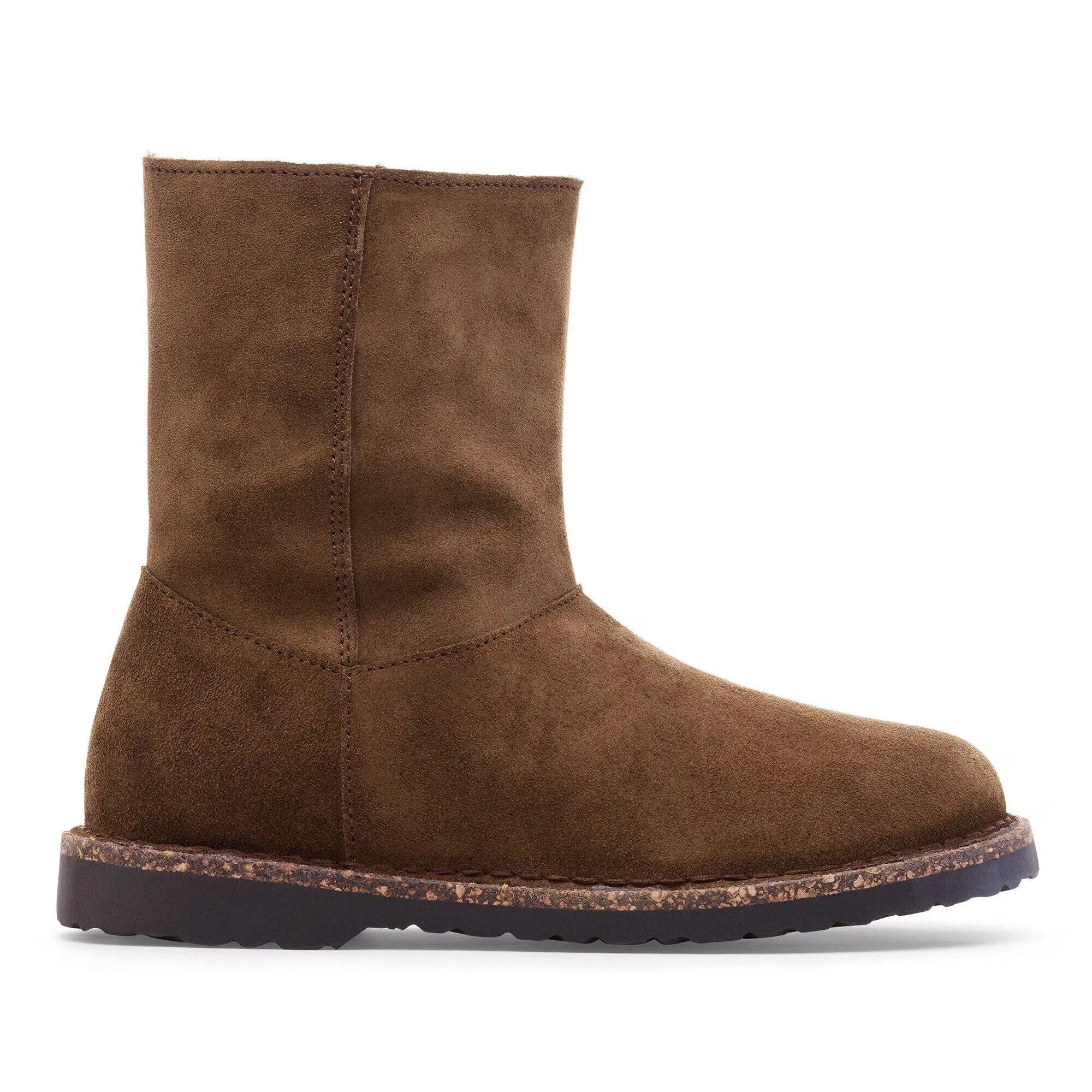 Women's Birkenstock Uppsala Zip Shearling – Cozy Suede Boots with Genuine Shearling Lining    BIRKENSTOCK