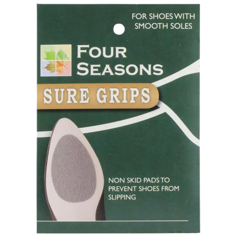 Four Seasons Sure Grips Non-Skid – Stick-On Shoe Sole Grips    BURTEN DISTRIBUTION