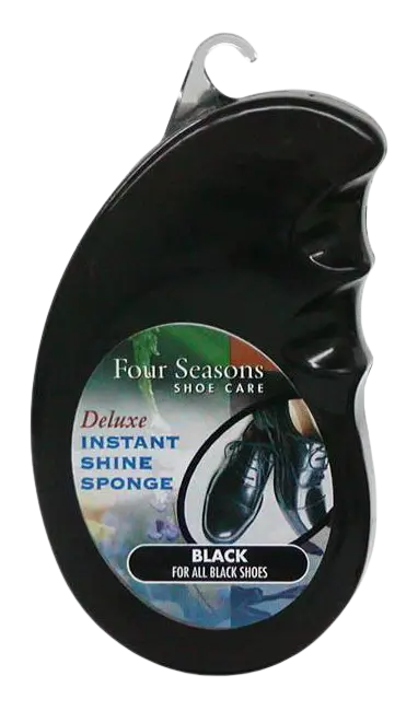 Four Seasons Deluxe Instant Shine Sponge – Polish Black Shoes Fast    BURTEN DISTRIBUTION