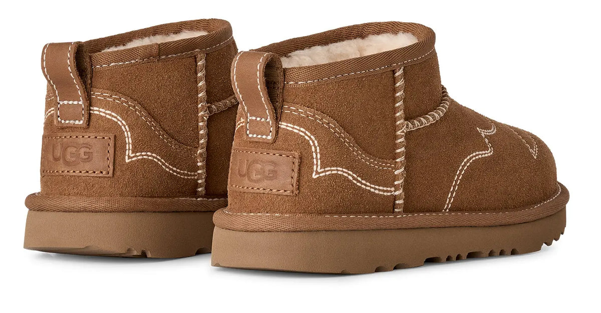 Kid’s UGG Classic Ultra Mini Western – Cozy Comfort with a Wild West Twist  Product variant 