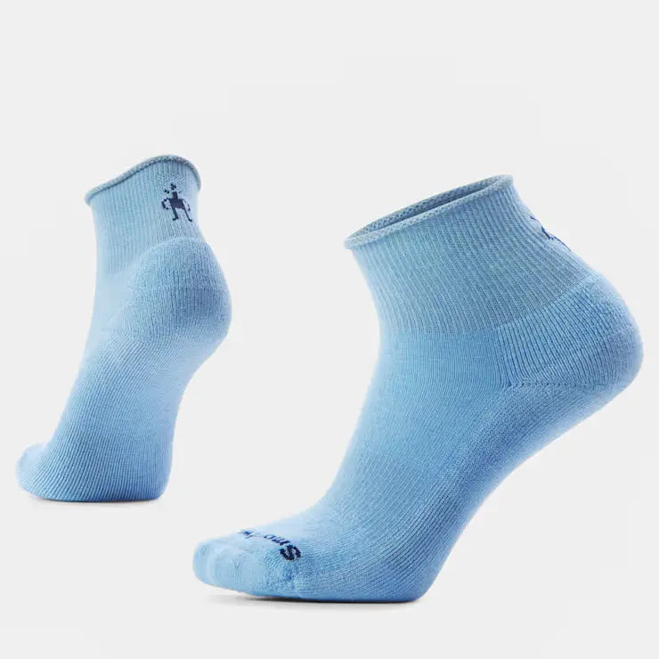 SmartWool Everyday Roll Top Ankle Socks – Relaxed Comfort & Merino Performance  SERENE BLUE / L  SMART WOOL
