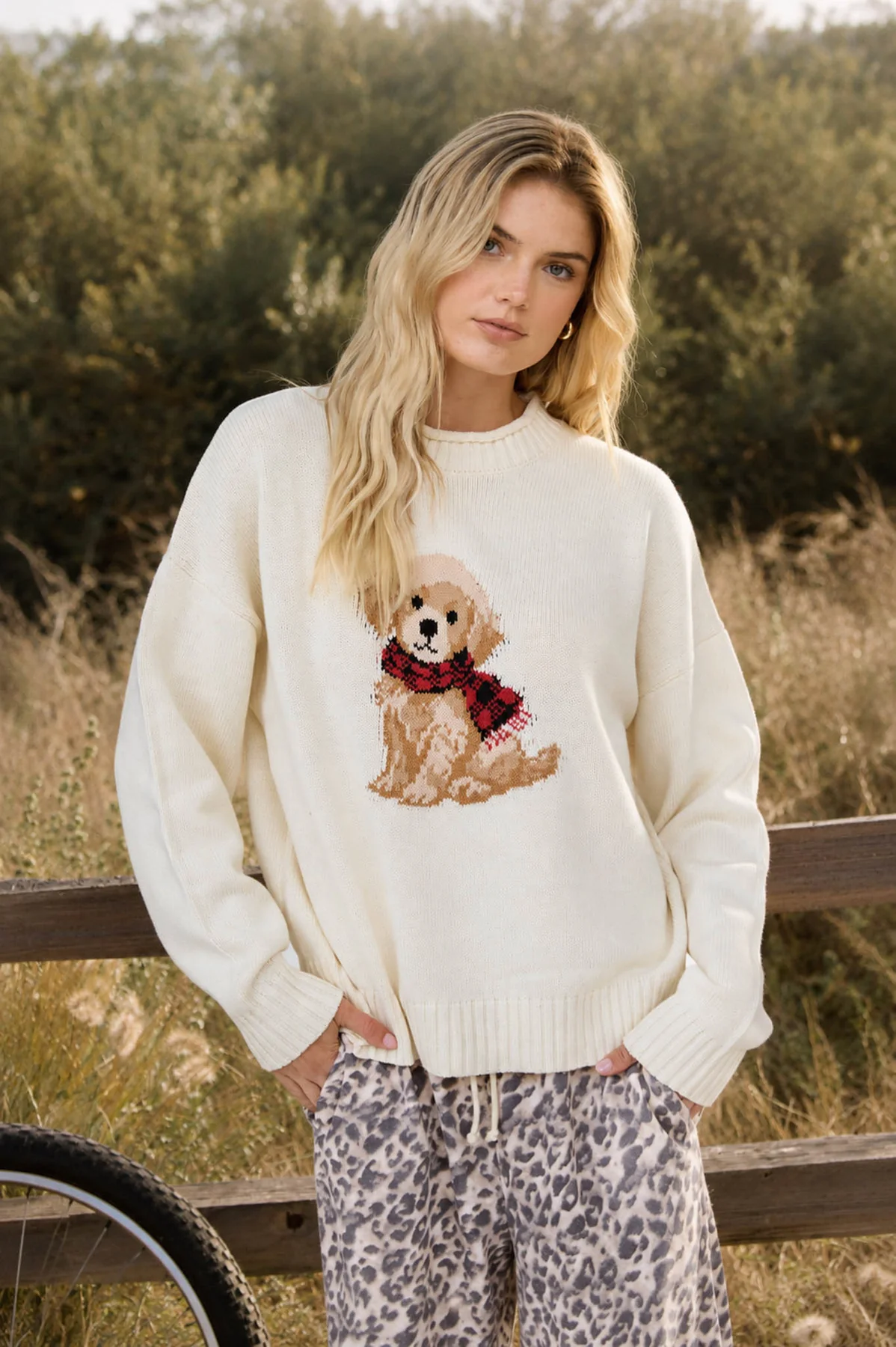 Blu Pepper Cozy Companion Sweater – Cozy Comfort with Playful Charm