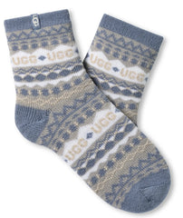 Women’s UGG Cressida Cozy Quarter Socks – Plush Comfort with Signature Style  Product variant 