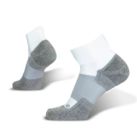 OS1st Wide Wellness Performance Quarter Crew Socks – Extra Stretch for Diabetic Comfort