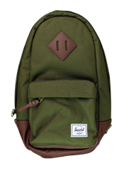 Herschel Heritage Shoulder Bag – Classic Everyday Style & Function  IVY GREEN/CHICORY COFFEE / O/S  HERSCHEL SUPPLY