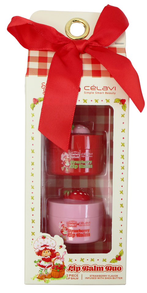 Joia Strawberry Shortcake Lip Balm Duo – Moisturizing & Adorable Gift Set