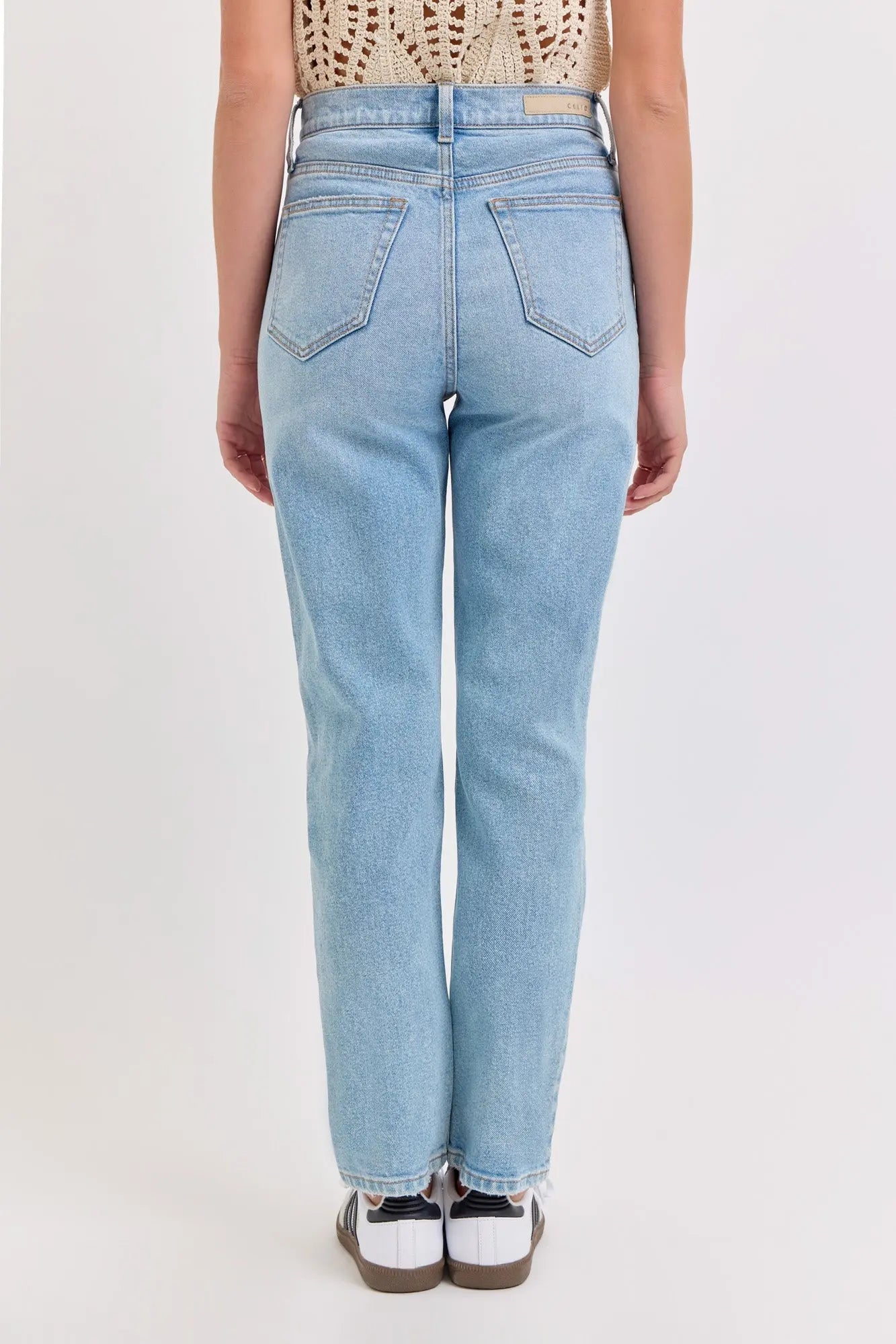 Cello Jeans Melanie High Rise Straight Jeans – Classic 5-Pocket Style    WAT? JEANS & CELLO JEANS