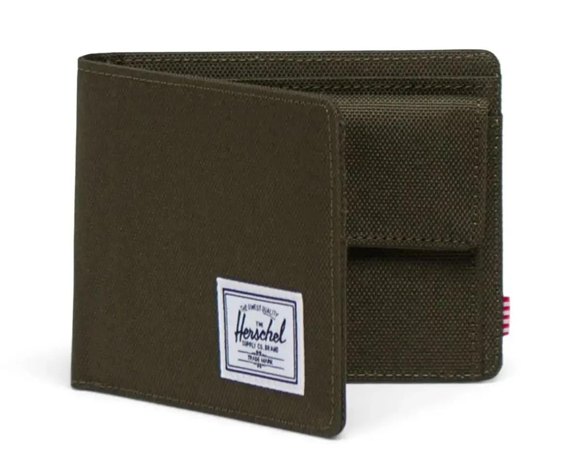 Herschel Roy Coin Wallet – Classic Bifold with Coin Pocket & RFID Protection    HERSCHEL SUPPLY