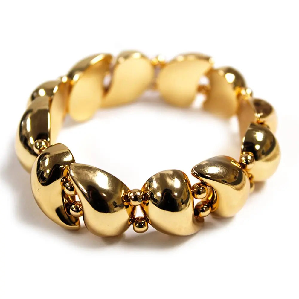 Joia Accessories In The Clouds Stretch Bracelet – Bold Teardrop Link Design    JOIA TRADING CO.