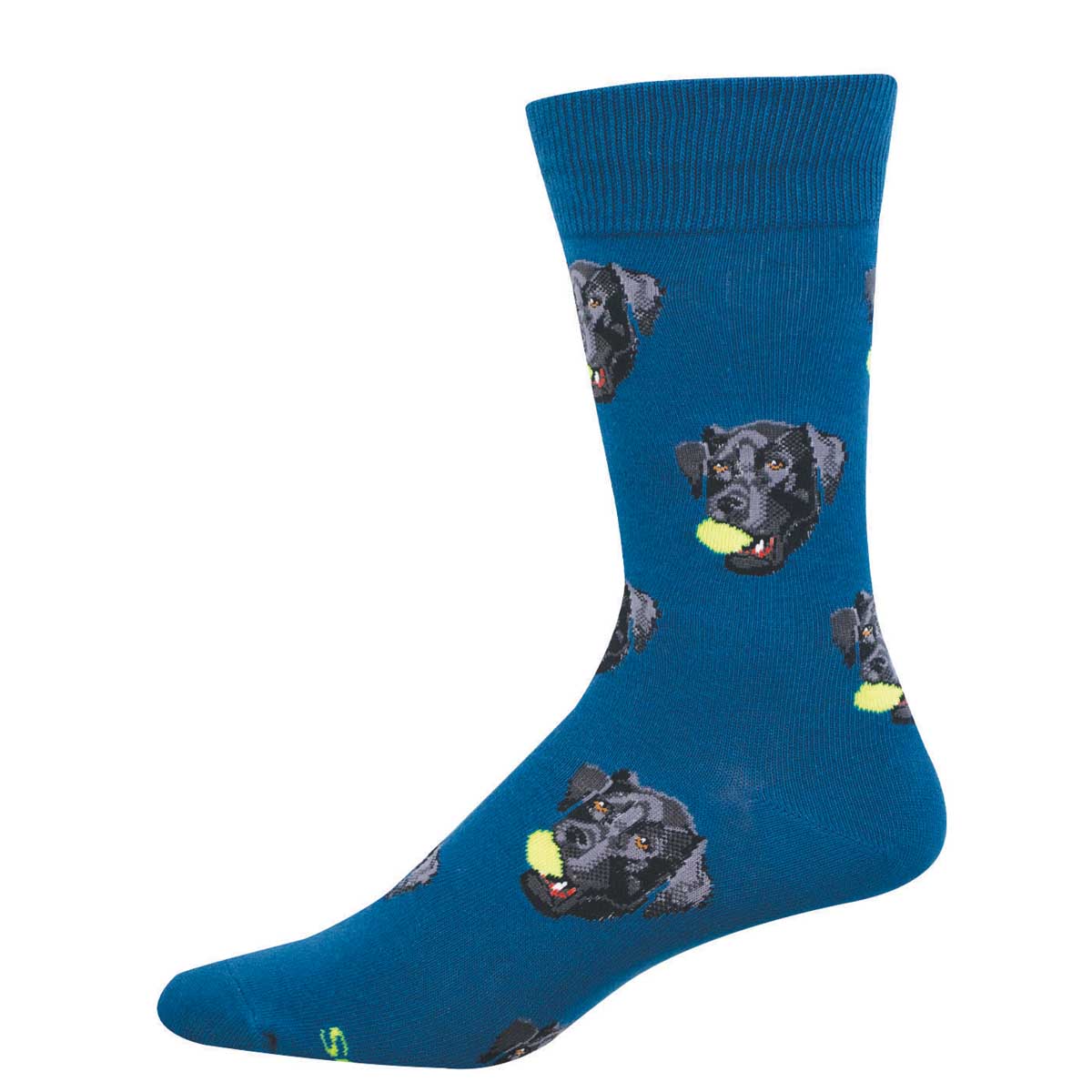 Men's SockSmith Black Lab Socks – Fun Dog Lover Style    SOCK SMITH