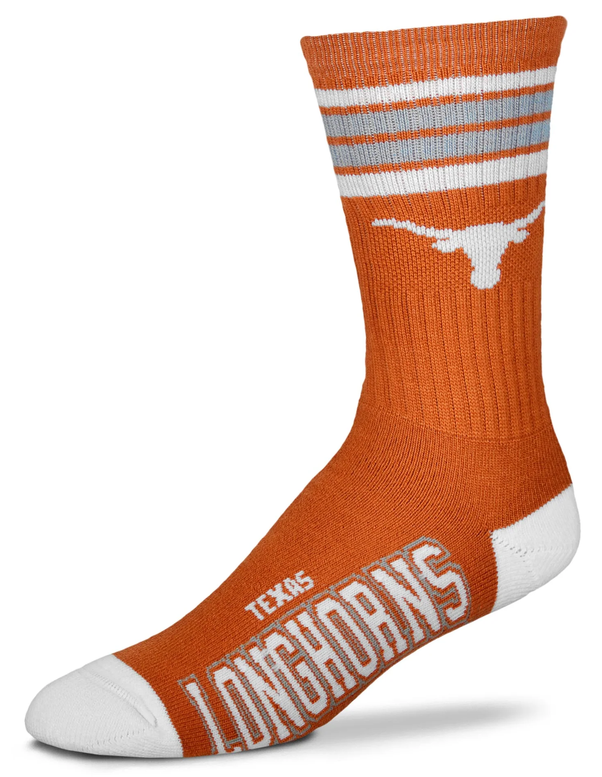 FBF Originals College Team 4 Stripe Deuce Socks – Classic Fan Style for Every Day