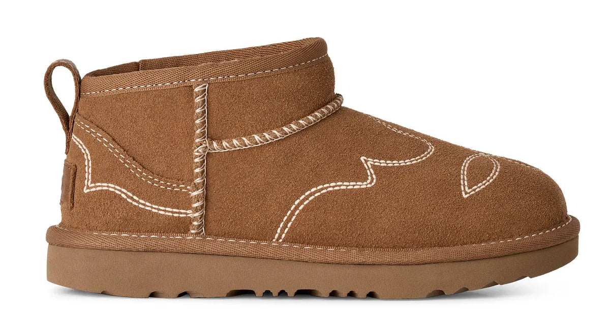Kid’s UGG Classic Ultra Mini Western – Cozy Comfort with a Wild West Twist  Product variant 