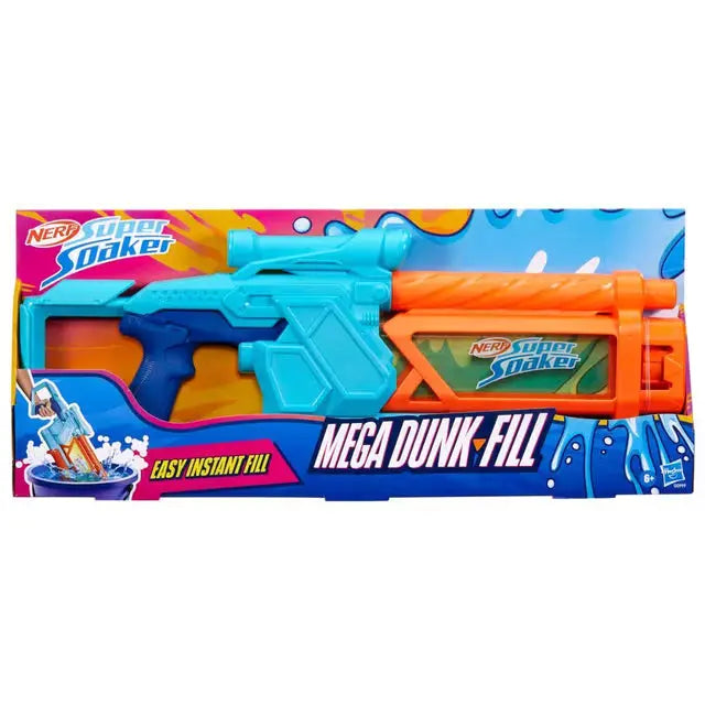 Hasbro Nerf Super Soaker Mega Dunk-Fill – Instant Fill Water Blaster for Kids    HASBRO