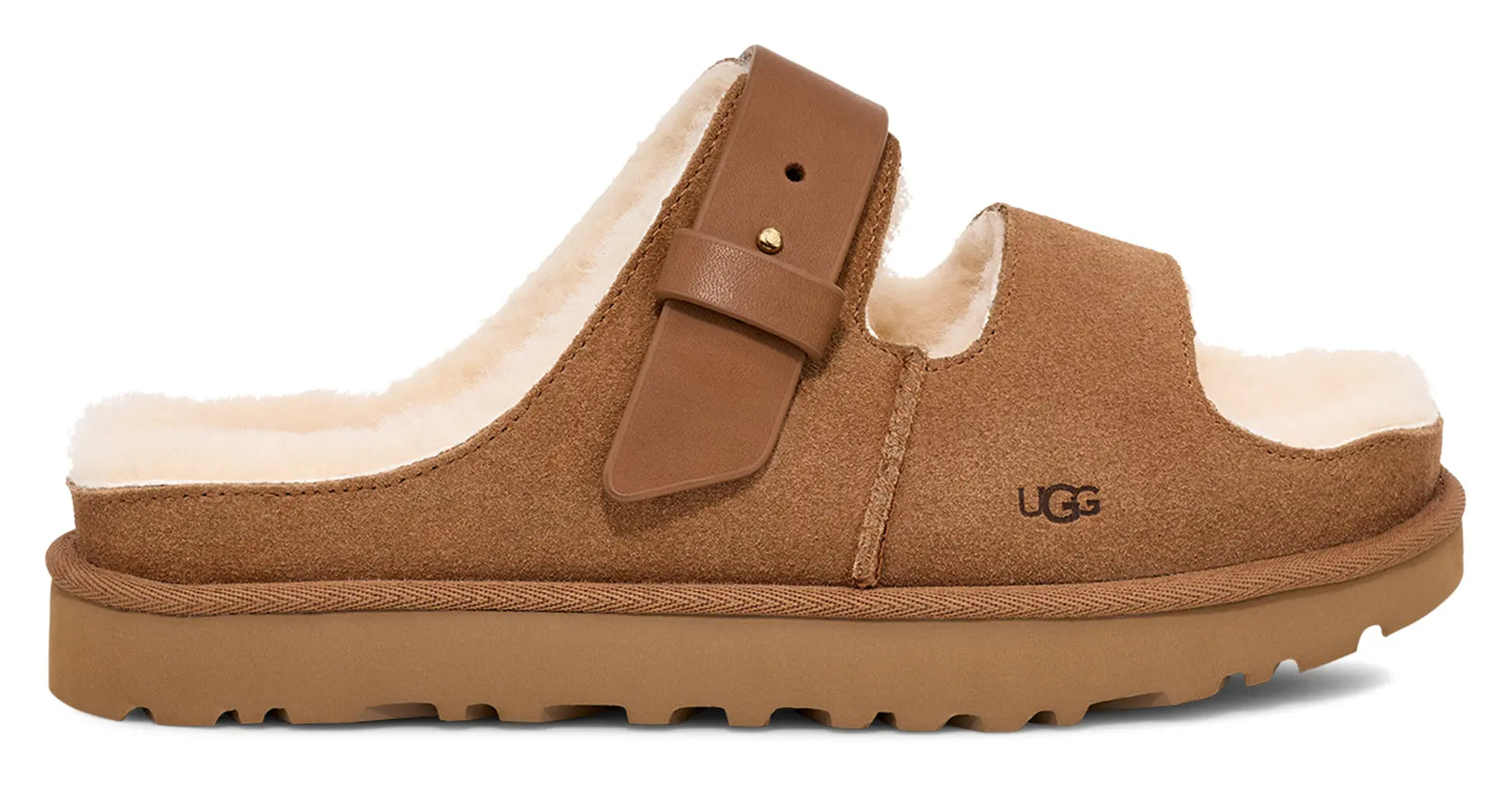UGG Greenport Strap Slide – Cozy Sheepskin Comfort for All-Day Wear