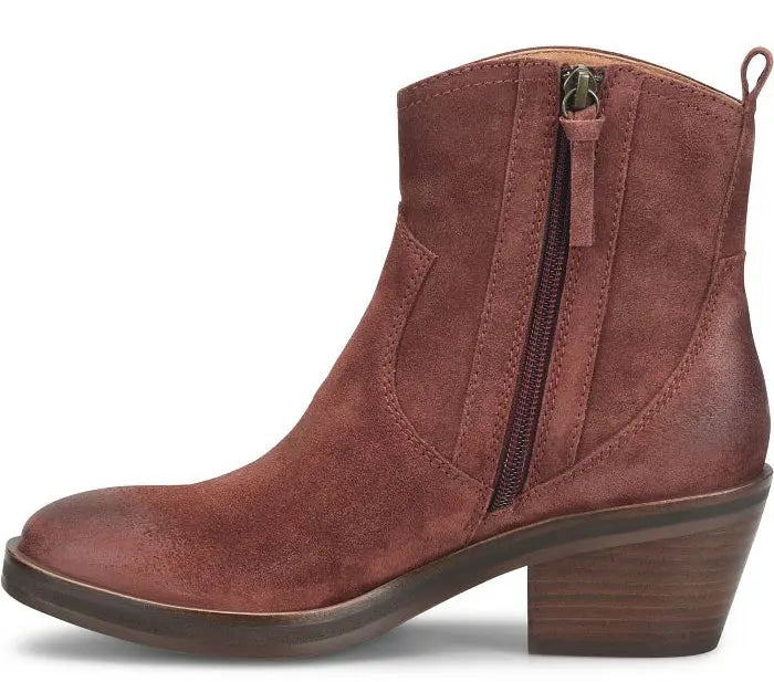 Women's Sofft Shaelynn – Leather Western-Inspired Short Booties    SOFFT