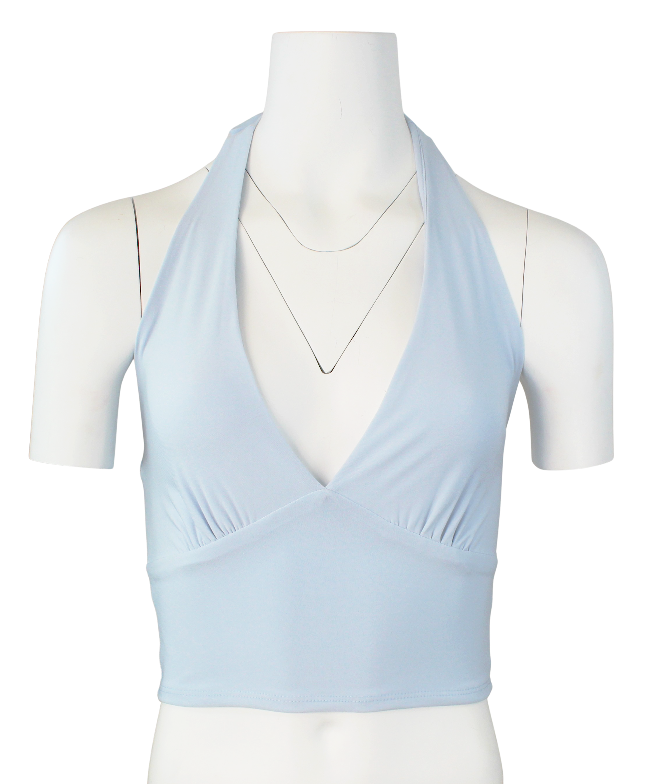 Timing Setting Sail Top – Deep V Halter Top Style    TIMING INC