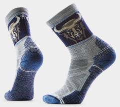 Smartwool Hike Light Cushion Bison Crew Socks – Light Cushion Hiking Socks    SMART WOOL