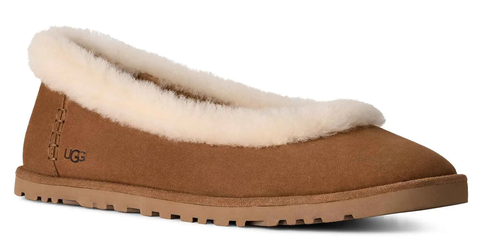 Women's UGG Zora Ballet Flat – Classic Suede with Plush Comfort    UGG