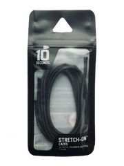 Hickory Brands 10 Seconds Stretch-On Laces – Durable, Flexible, and Easy to Wear  BLACK  HICKORY BRANDS