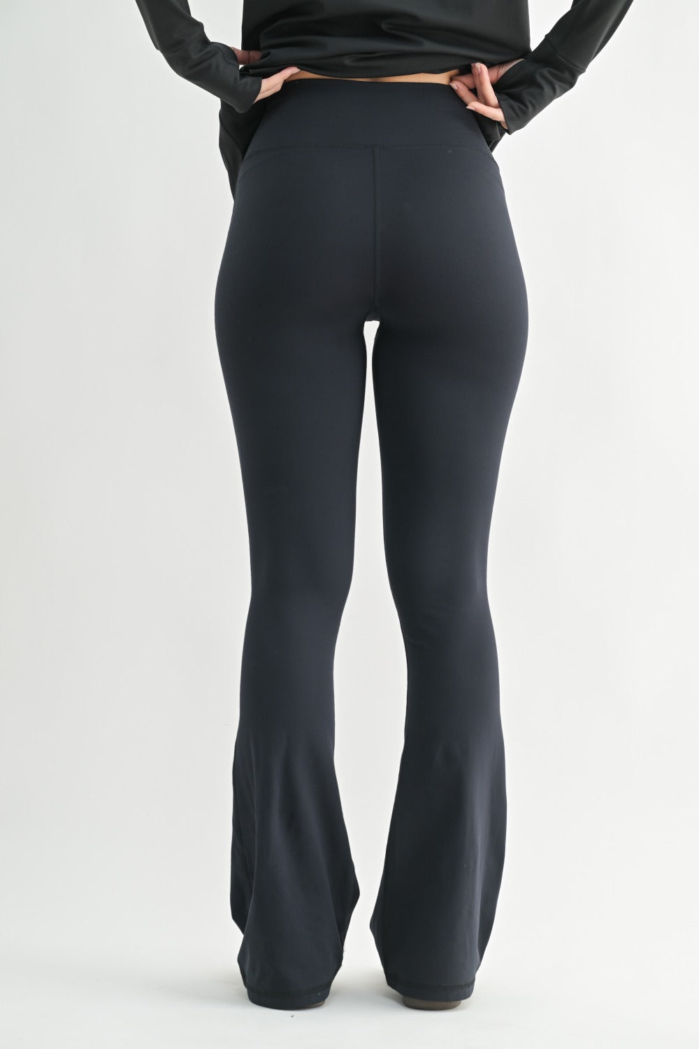 Mono B Venice High-Waist Flare Leggings – Tummy Control Leggings    MONO B