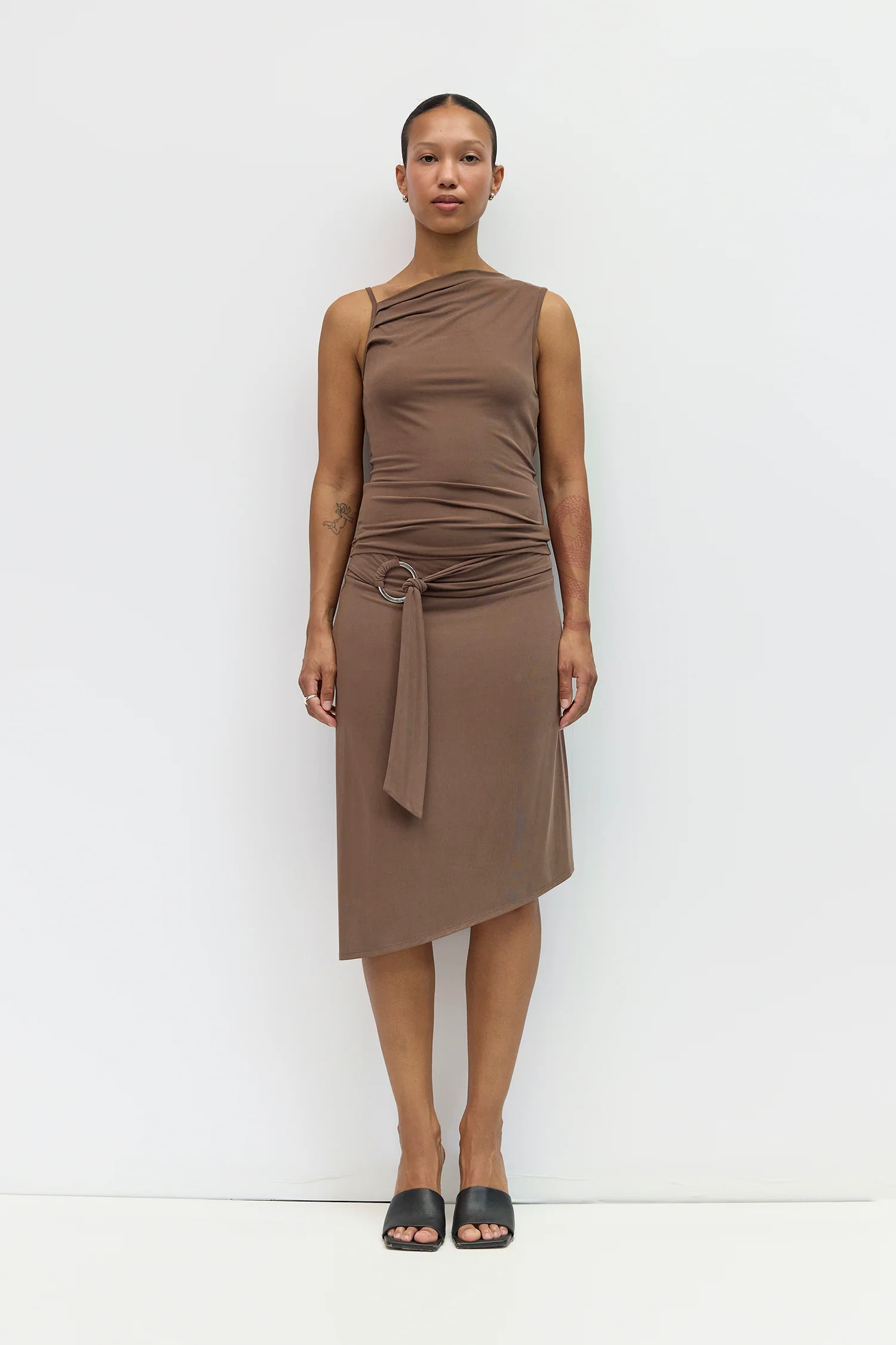 Mod Ref Afterglow Wrap Skirt – Effortless Draping with Modern Detail