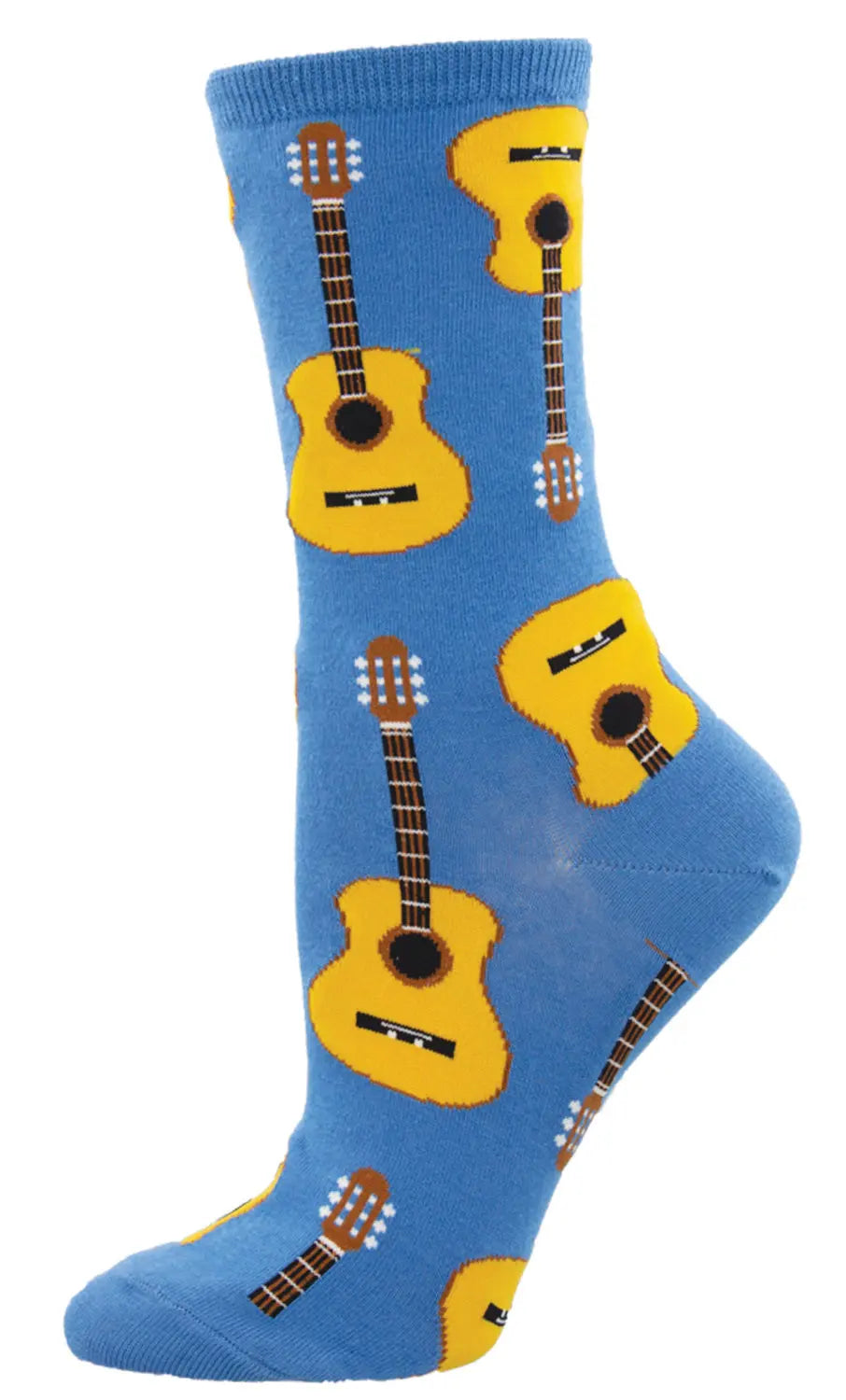 Women’s Socksmith Guitar Socks – Acoustic Music Lover Style    SOCK SMITH