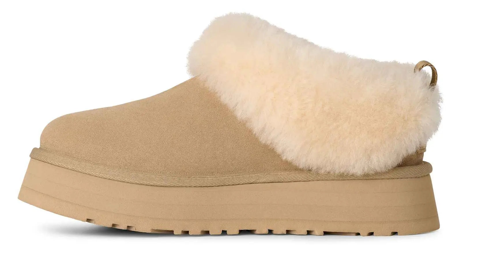 Women’s UGG Tazzelle – Cozy Sheepskin Indoor-Outdoor Platform Slipper    UGG