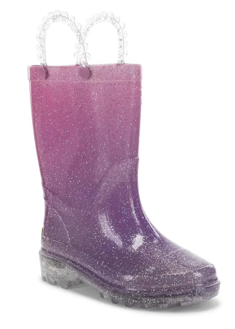 Toddler Western Chief Glitter Ombre Lighted – Sparkling Fun for Rainy-Day Adventures  Product variant 