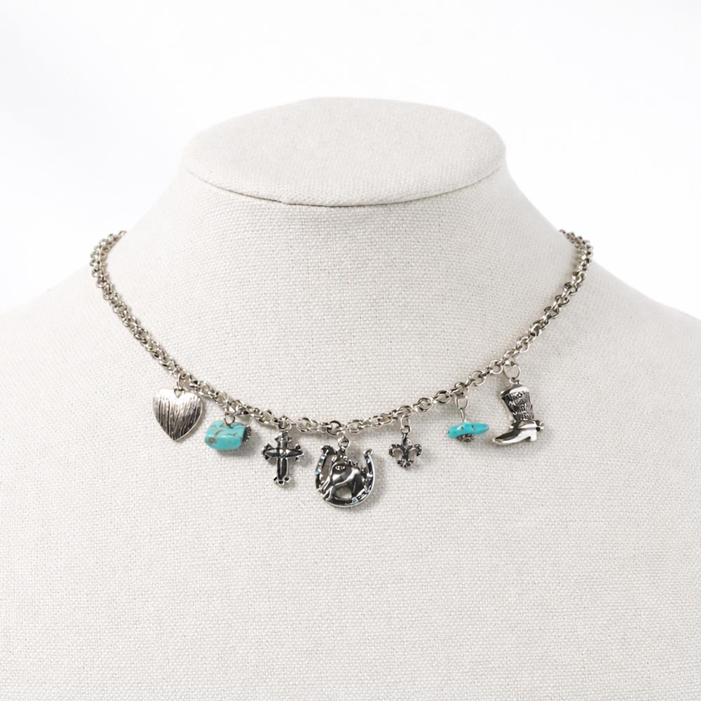 RODEO ROMANCE CHARM NECKLACE    JOIA TRADING CO.